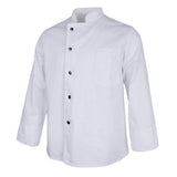 Maxbell Chefs Jacket Catering Uniforms Unisex Long Sleeves Work Clothes L White