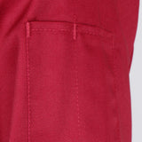 Maxbell Chefs Jacket Catering Uniforms Unisex Long Sleeves Work Clothes 3XL Red