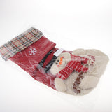 Maxbell Christmas Stocking 3D Plush Cuff Socks Bag for Party Decoration Accessory 02