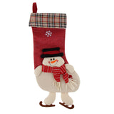 Maxbell Christmas Stocking 3D Plush Cuff Socks Bag for Party Decoration Accessory 02