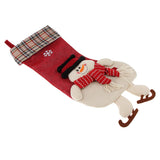 Maxbell Christmas Stocking 3D Plush Cuff Socks Bag for Party Decoration Accessory 02