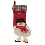 Maxbell Christmas Stocking 3D Plush Cuff Socks Bag for Party Decoration Accessory 02