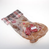 Maxbell Christmas Stocking 3D Plush Cuff Socks Bag for Party Decoration Accessory 03