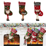 Max Christmas Stocking Socks Candy Gift Bag Christmas Tree Hanging Ornament 01
