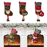 Max Christmas Stocking Socks Candy Gift Bag Christmas Tree Hanging Ornament 01