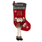 Maxbell Christmas Stocking Socks Candy Gift Bag Christmas Tree Hanging Ornament 02