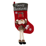 Maxbell Christmas Stocking Socks Candy Gift Bag Christmas Tree Hanging Ornament 02