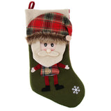 Maxbell Kids Festival Christmas Gift Present Candy Socks Stocking Party Green Santa