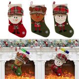 Maxbell Kids Festival Christmas Gift Present Candy Socks Stocking Party Green Santa