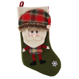 Maxbell Kids Festival Christmas Gift Present Candy Socks Stocking Party Green Santa