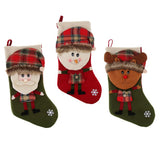 Maxbell Kids Festival Christmas Gift Present Candy Socks Stocking Party Green Santa