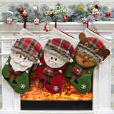Maxbell Kids Festival Christmas Gift Present Candy Socks Stocking Party Green Santa