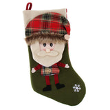 Maxbell Kids Festival Christmas Gift Present Candy Socks Stocking Party Green Santa