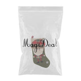 Maxbell Kids Festival Christmas Gift Present Candy Socks Stocking Party Green Santa