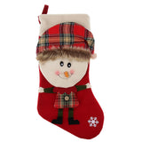Maxbell Kids Festival Christmas Gift Present Candy Socks Stocking Party Red Snowman