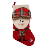 Maxbell Kids Festival Christmas Gift Present Candy Socks Stocking Party Red Snowman