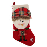 Maxbell Kids Festival Christmas Gift Present Candy Socks Stocking Party Red Snowman