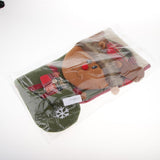 Maxbell Kids Festival Christmas Gift Present Candy Socks Stocking Party Green Elk