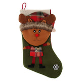 Maxbell Kids Festival Christmas Gift Present Candy Socks Stocking Party Green Elk