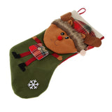 Maxbell Kids Festival Christmas Gift Present Candy Socks Stocking Party Green Elk