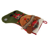Maxbell Kids Festival Christmas Gift Present Candy Socks Stocking Party Green Elk