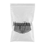 Maxbell Sexy Men sheer Lace See Through Panties Briefs Underwear Lingerie Black