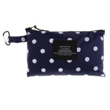 Maxbell Women's Lightweight Waterproof Outdoor Raincoat Portable Poncho Blue Dot