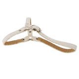 Maxbell Detachable Shoe Straps for Loose High Heeled Shoes Wedges Flats Matte white