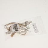 Maxbell Detachable Shoe Straps for Loose High Heeled Shoes Wedges Flats Matte white