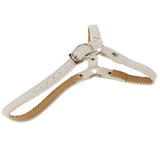 Maxbell Detachable Shoe Straps for Loose High Heeled Shoes Wedges Flats Matte white