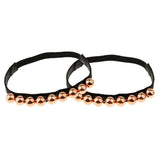Maxbell Detachable Shoe Straps Band for Holding Loose High Heeled Shoes Decor Bronze