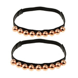 Maxbell Detachable Shoe Straps Band for Holding Loose High Heeled Shoes Decor Bronze