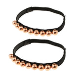 Maxbell Detachable Shoe Straps Band for Holding Loose High Heeled Shoes Decor Bronze