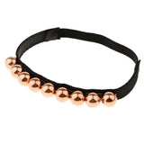 Maxbell Detachable Shoe Straps Band for Holding Loose High Heeled Shoes Decor Bronze