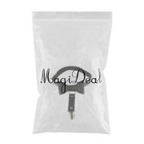 Maxbell Women's Bowknot PU Leather Adjustable Garter Belt Leg Sock Suspender Black