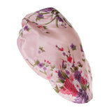 Maxbell Lady Soft Satin Sleeping Cap Salon Bonnet Hat Hair Loss Chemo Cap Pink