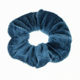 5 Pieces Velvet Hair Scrunchies Elastic Hair Band Soft Bobble Hair Ties Blue