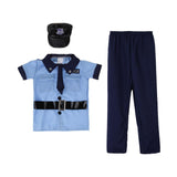 Maxbell Kid Boy Policeman Roly Play Uniform Fancy Dress Holloween Cosplay Costume L