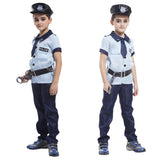 Maxbell Kid Boy Policeman Roly Play Uniform Fancy Dress Holloween Cosplay Costume L