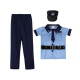 Maxbell Kid Boy Policeman Roly Play Uniform Fancy Dress Holloween Cosplay Costume L