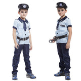 Maxbell Kid Boy Policeman Roly Play Uniform Fancy Dress Holloween Cosplay Costume XL