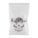 Maxbell Halloween Day of Dead Temporary Face Tattoo Kit Party Stickers for Men Women Big Flower