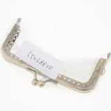 Squared Clutch Purse Frame Kiss Clasp Lock Handle DIY Bag Accessories 10.5cm