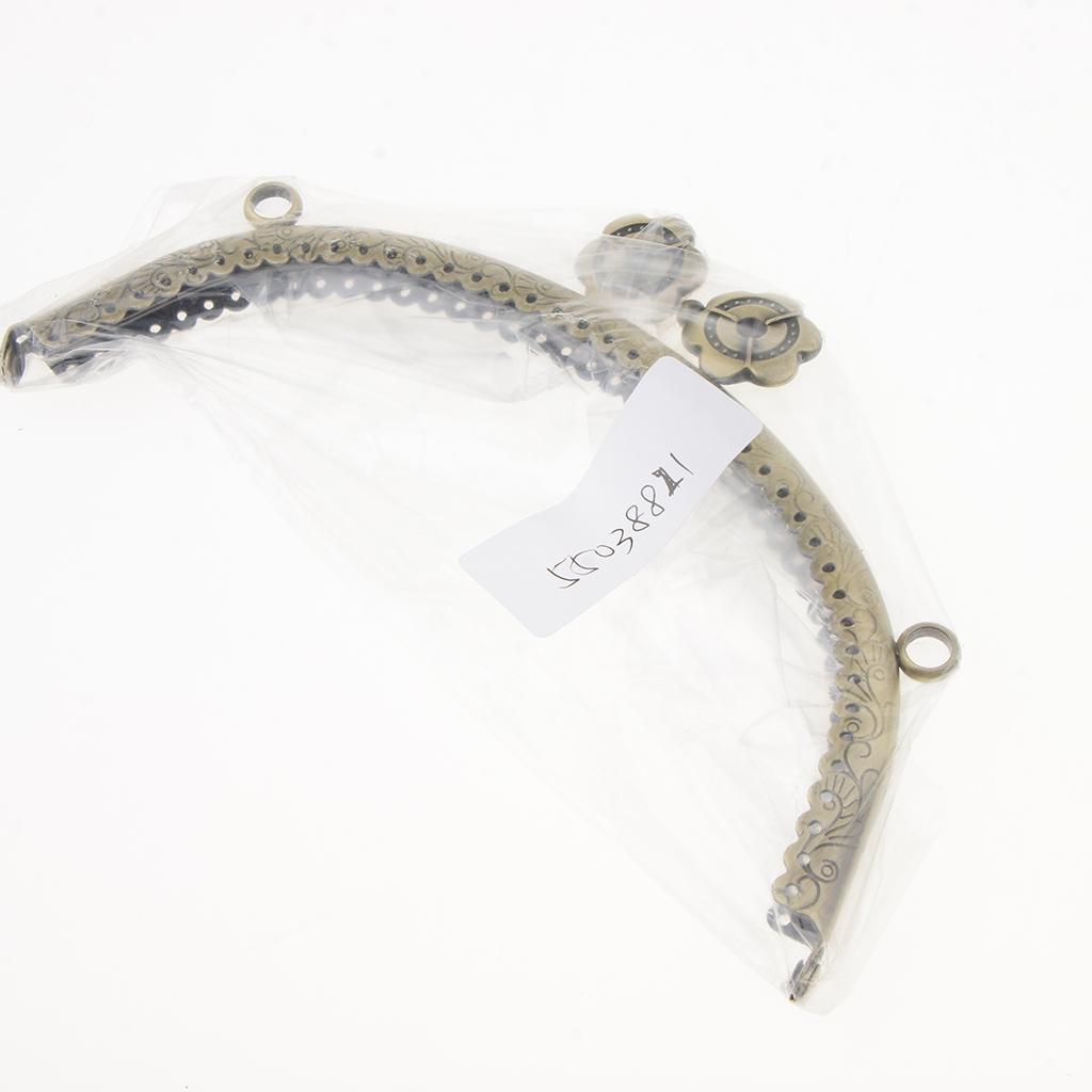 Engraving Metal Frame Purse Frame Kiss Clasp Lock Bag Clutch Frame DIY Craft