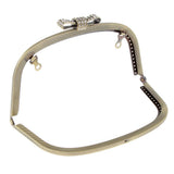 Maxbell Metal Arched Frame Bowknot Purse Coins Change Bag DIY Craft Kiss Clasp Lock