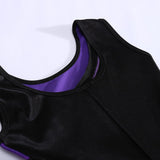 Maxbell Girls Ballet Dance Gymnastics Leotards Tank Boy Shorts 5-6 Years Purple