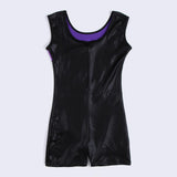 Maxbell Girls Ballet Dance Gymnastics Leotards Tank Boy Shorts 5-6 Years Purple