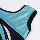Maxbell Girls Ballet Dance Gymnastics Leotards Tank Boy Shorts 7-8 Years Blue