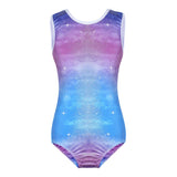 Maxbell Kids Girls Sleeveless Leotard Bodysuit Dancewear Costume Jumpsuit 8(7-8Y)