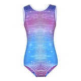 Maxbell Kids Girls Sleeveless Leotard Bodysuit Dancewear Costume Jumpsuit 10(9-10Y)